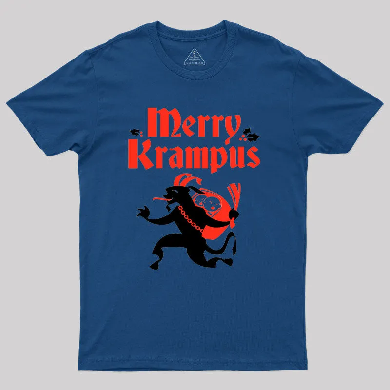 Merry Krampus Geek T-Shirt - Image 2