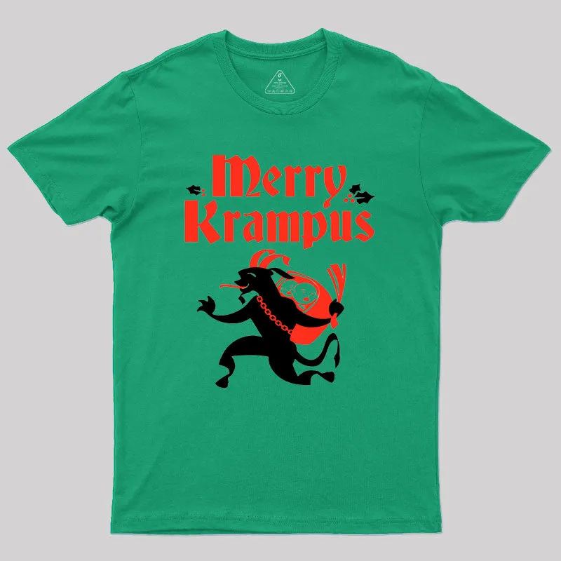 Merry Krampus Geek T-Shirt - Image 6