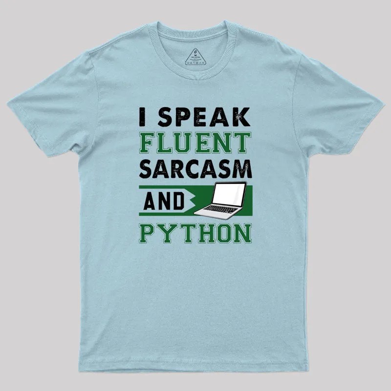 I Speak Fluent Python T-Shirt - Image 3