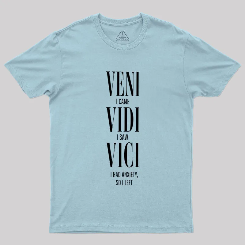 Veni Vidi Vici Geek T-Shirt - Image 9