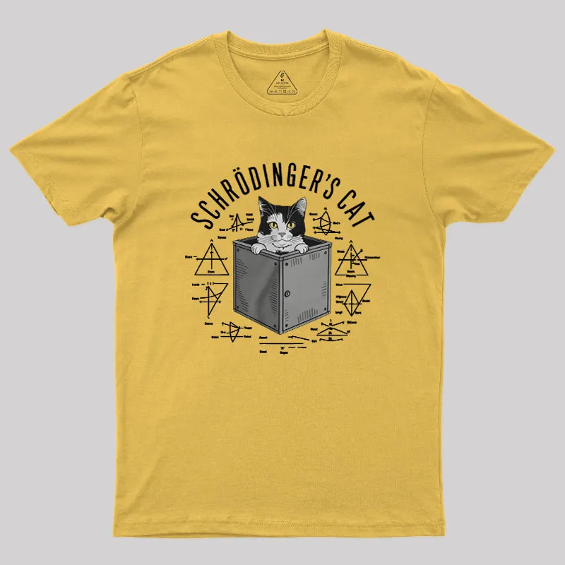 Schrodinger Cat Formulas Geek T-Shirt - Image 8