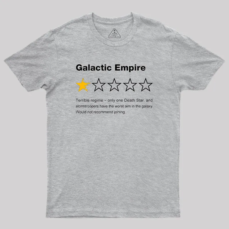 Galactic Empire Review T-Shirt - Image 9