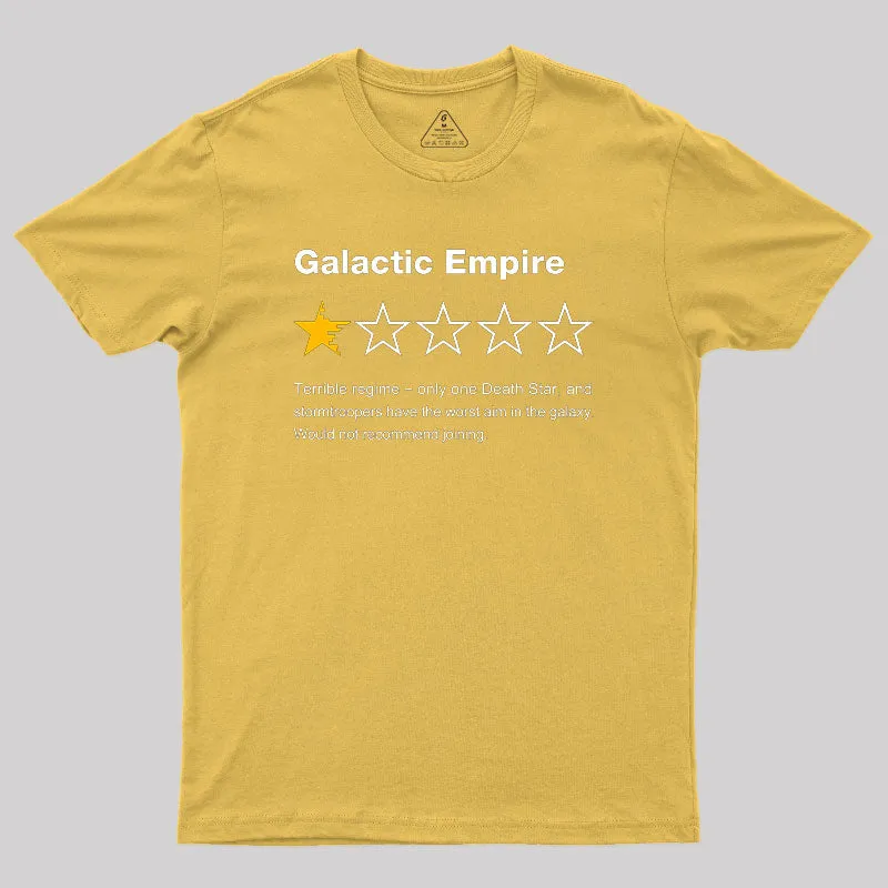 Galactic Empire Review T-Shirt - Image 5