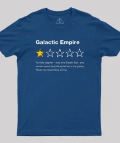 Alternative view of Galactic Empire Review T-Shirt