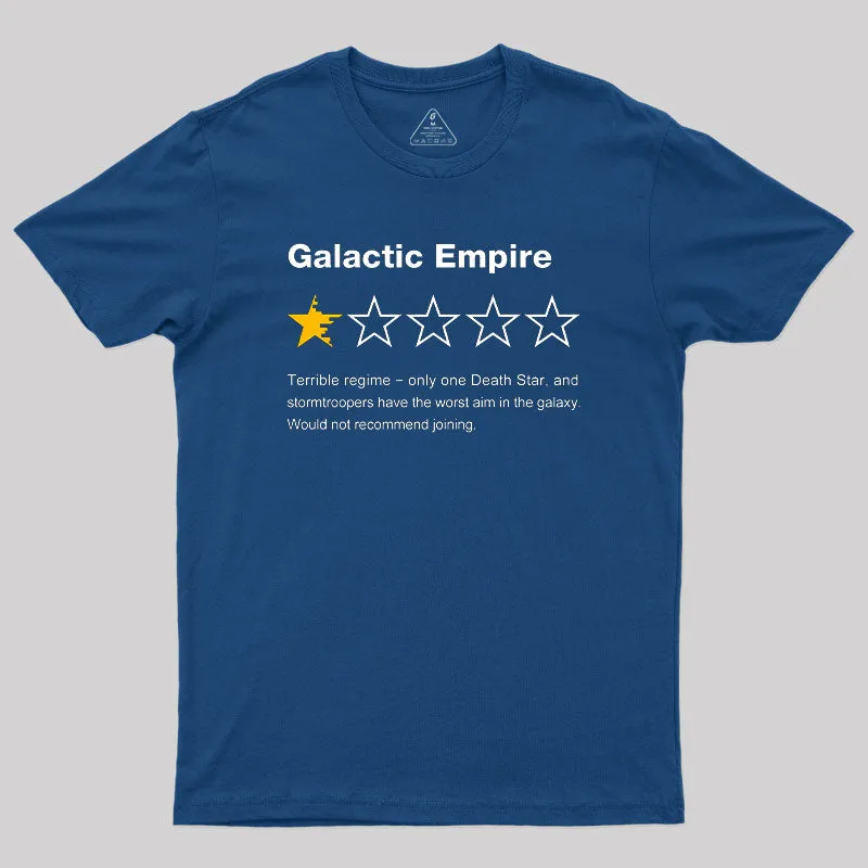 Galactic Empire Review T-Shirt - Image 2