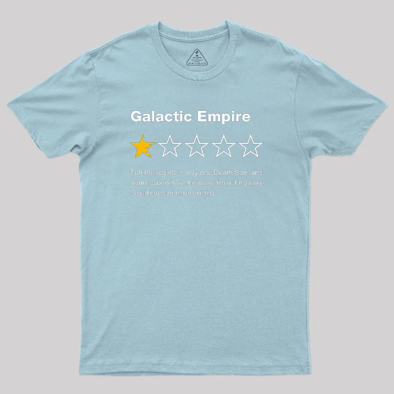 Galactic Empire Review T-Shirt - Image 8