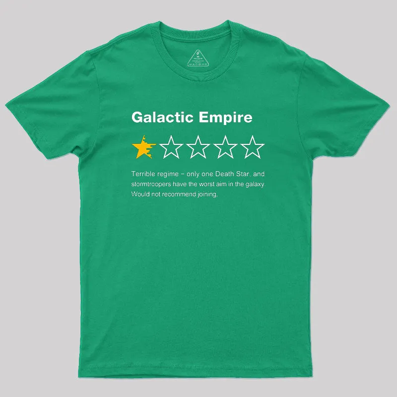 Galactic Empire Review T-Shirt - Image 10