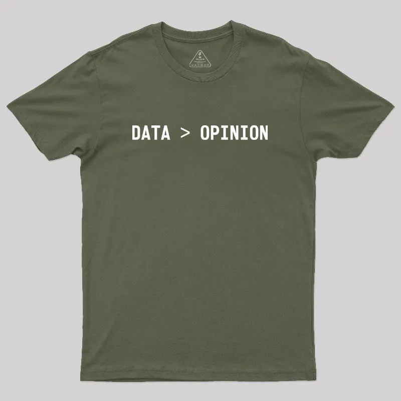 DATA > OPINION Geek T-Shirt - Image 3
