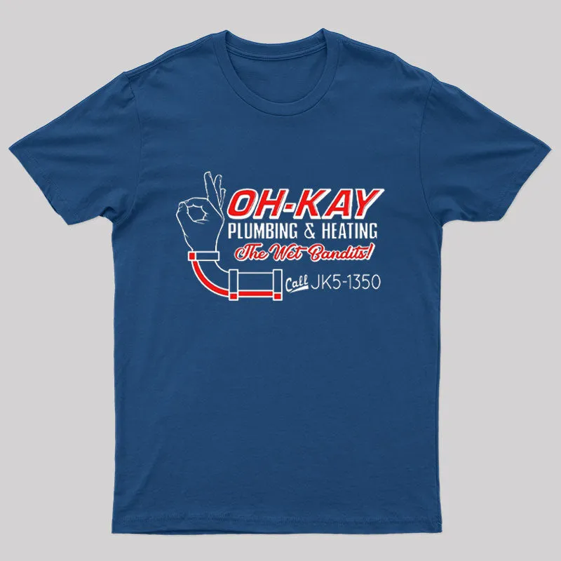 Oh-Kay Plumbing and Heating T-Shirt - Image 3