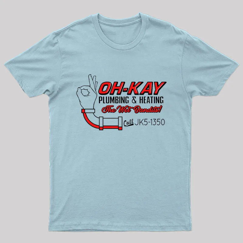 Oh-Kay Plumbing and Heating T-Shirt - Image 5