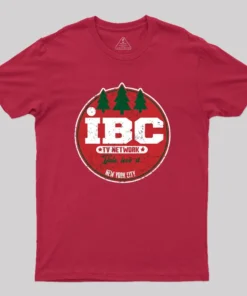 Alternative view of IBC TV Network Scrooged T-Shirt