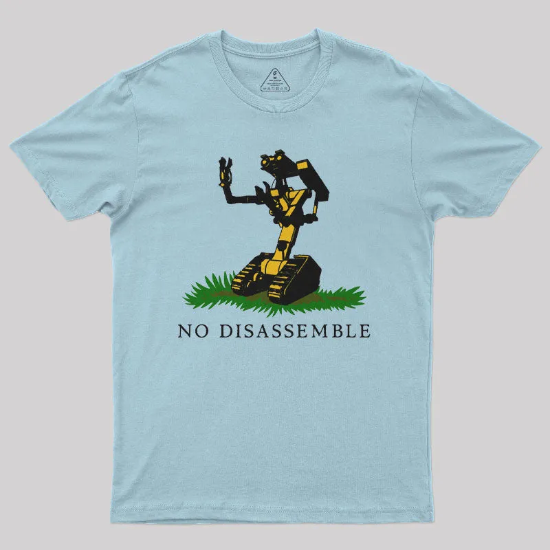 No Disassemble Nerd T-Shirt - Image 2
