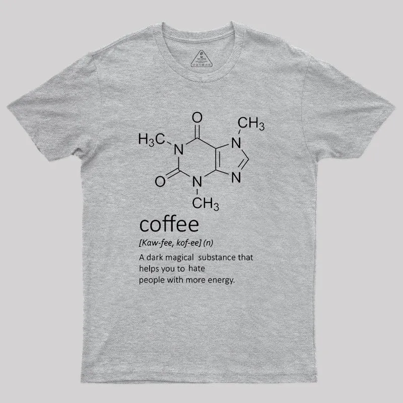 Caffeine Funny Geek T-Shirt - Image 4