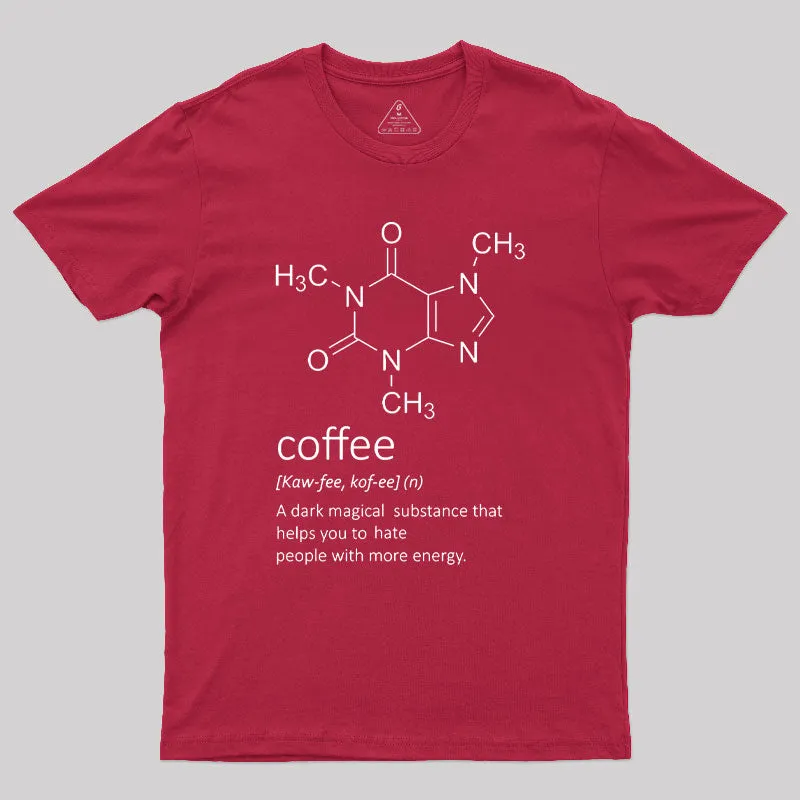 Caffeine Funny Geek T-Shirt - Image 5