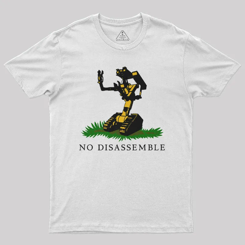 No Disassemble Nerd T-Shirt - Image 3