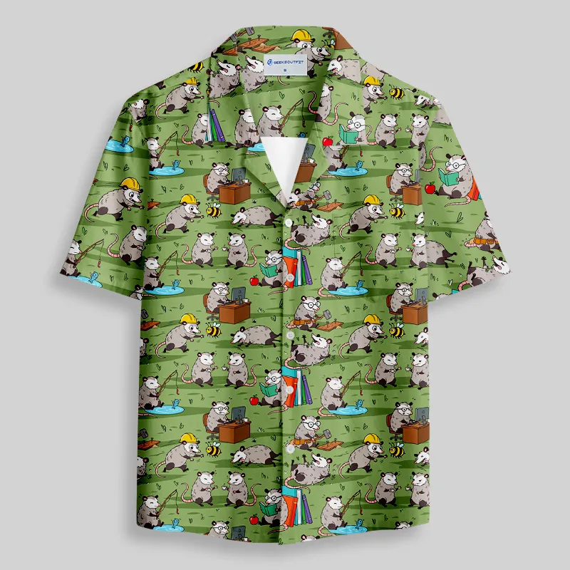 Busy Possums Button Up Pocket Shirt - Image 2