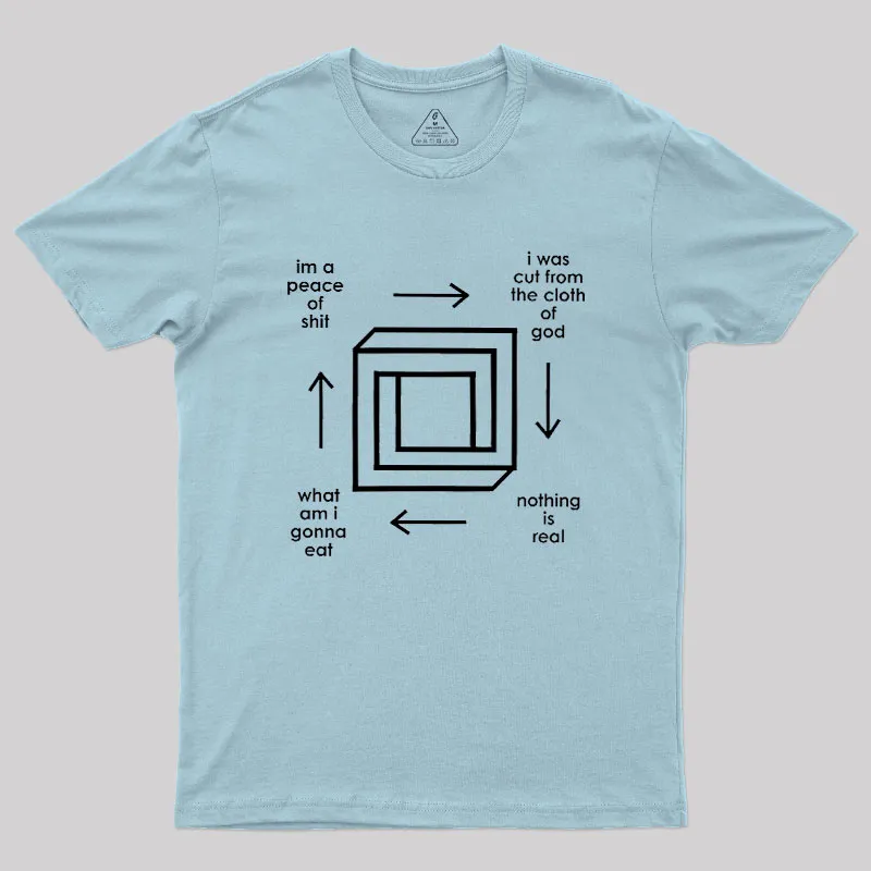 Surreal Existential Art Geek T-Shirt - Image 10