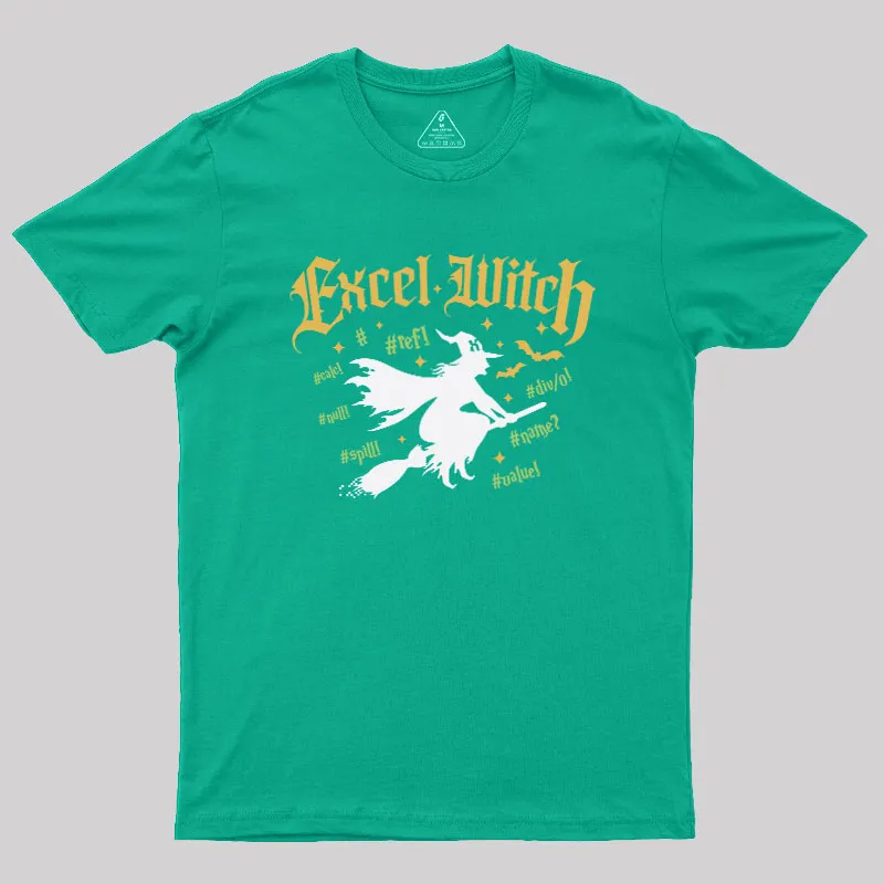 Excel Witch Geek T-Shirt - Image 8