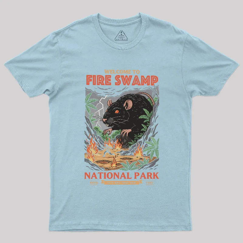 Welcome to Fire Swamp Geek T-Shirt - Image 6