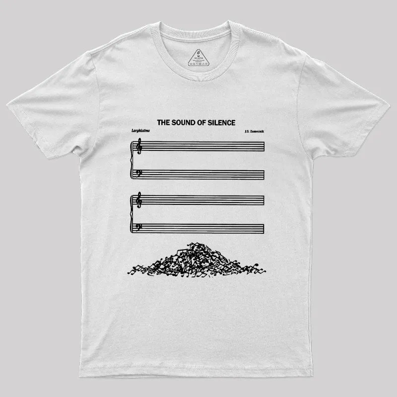 The Sound Of Silence music sheets Classic T-Shirt - Image 11
