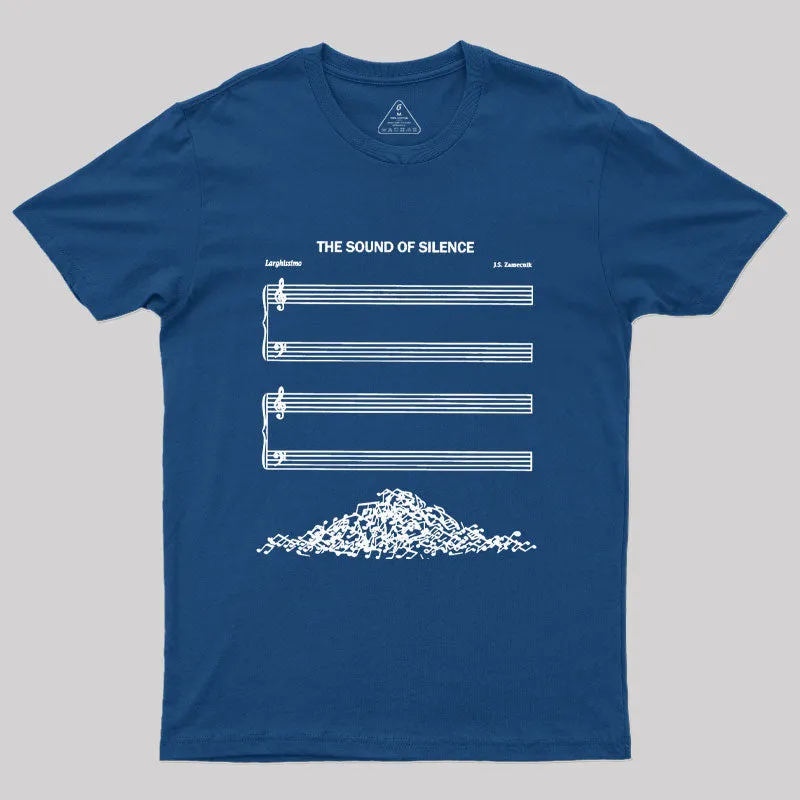 The Sound Of Silence music sheets Classic T-Shirt - Image 3