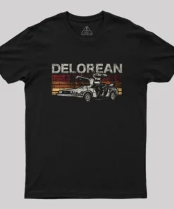 Retro Delorean Geek T-Shirt