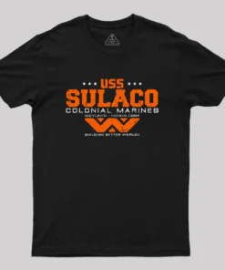 USS SULACO Weyland Corp Geek T-Shirt