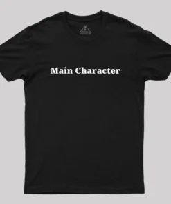 Alternative view of Main Character Geek T-Shirt