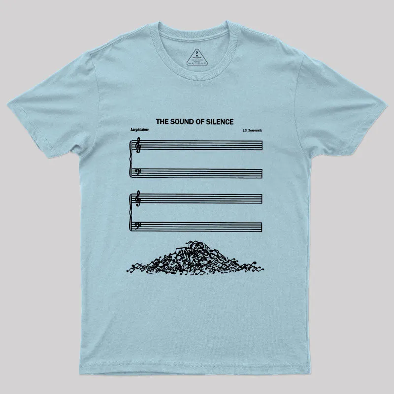 The Sound Of Silence music sheets Classic T-Shirt - Image 10