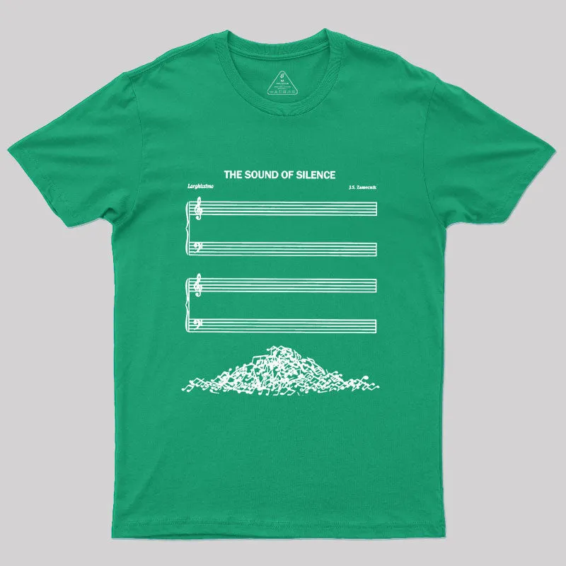 The Sound Of Silence music sheets Classic T-Shirt - Image 5