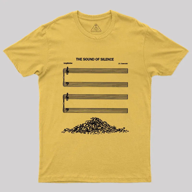 The Sound Of Silence music sheets Classic T-Shirt - Image 9