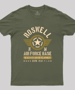 ROSWELL NEW MEXICO (GOLD) Geek T-Shirt