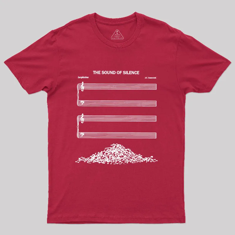 The Sound Of Silence music sheets Classic T-Shirt - Image 4