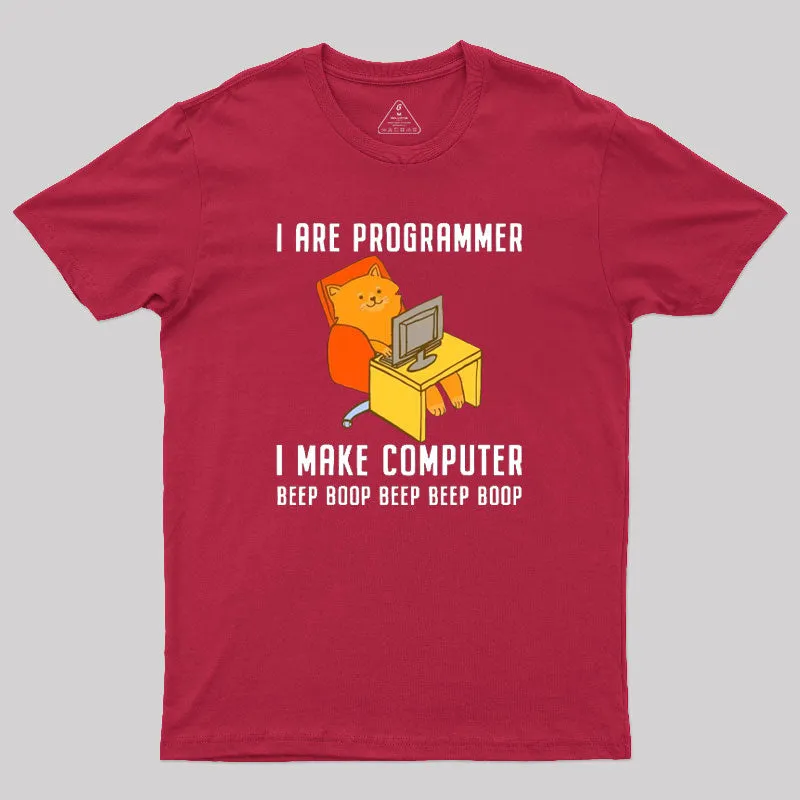 I Are Programmer Programming Geek T-Shirt - Image 5