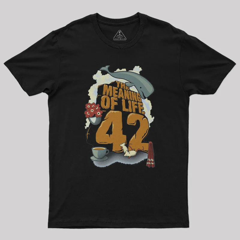 The Meaning of Life Nerd T-Shirt - Image 2