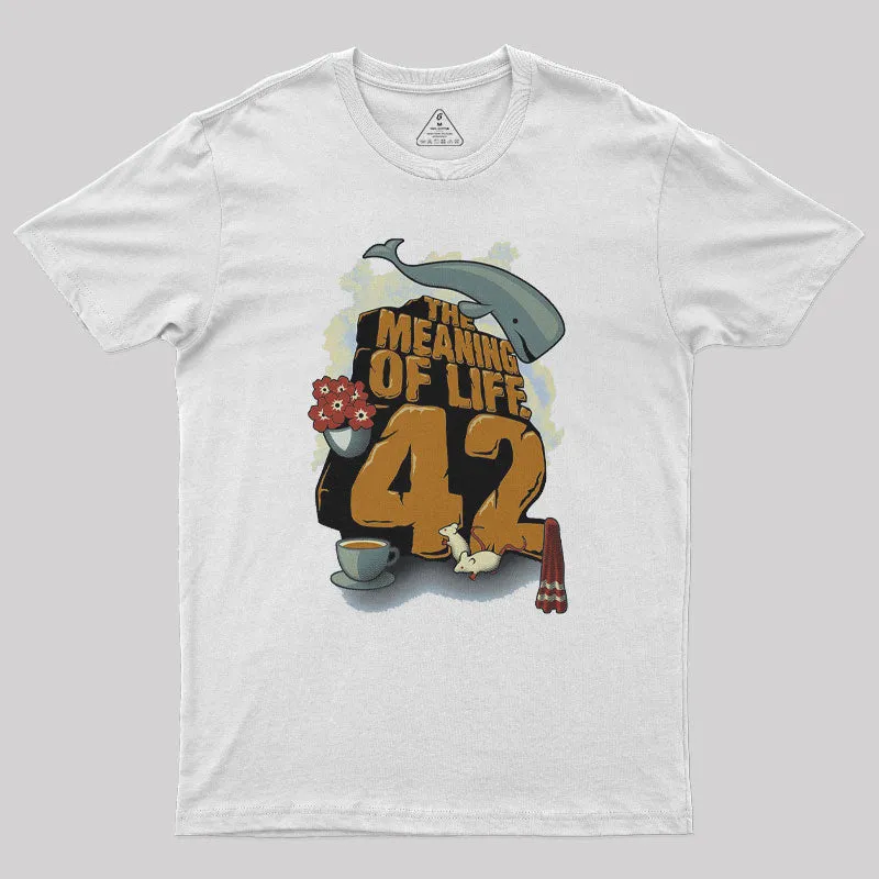 The Meaning of Life Nerd T-Shirt - Image 11