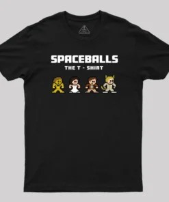 Alternative view of Spaceballs Retro Vintage Film 80s Geek T-Shirt