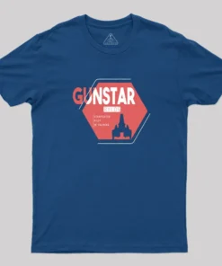 Alternative view of Gunstar Pilot in Training Geek T-Shirt