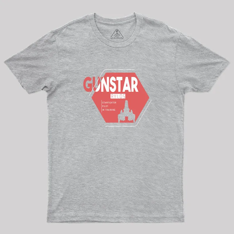 Gunstar Pilot in Training Geek T-Shirt - Image 4