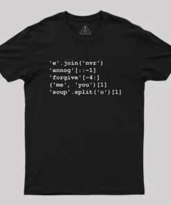 Rick Roll in Python Geek T-Shirt