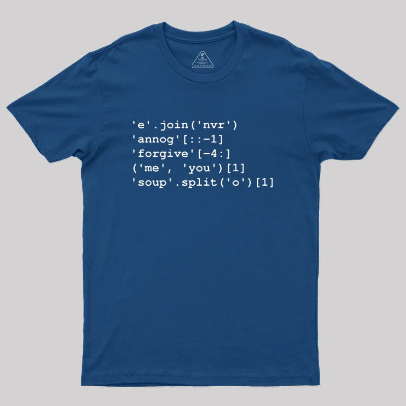 Rick Roll in Python Geek T-Shirt - Image 2