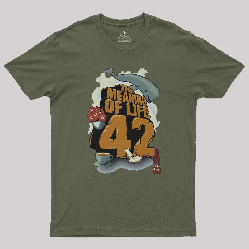 The Meaning of Life Nerd T-Shirt - Image 4