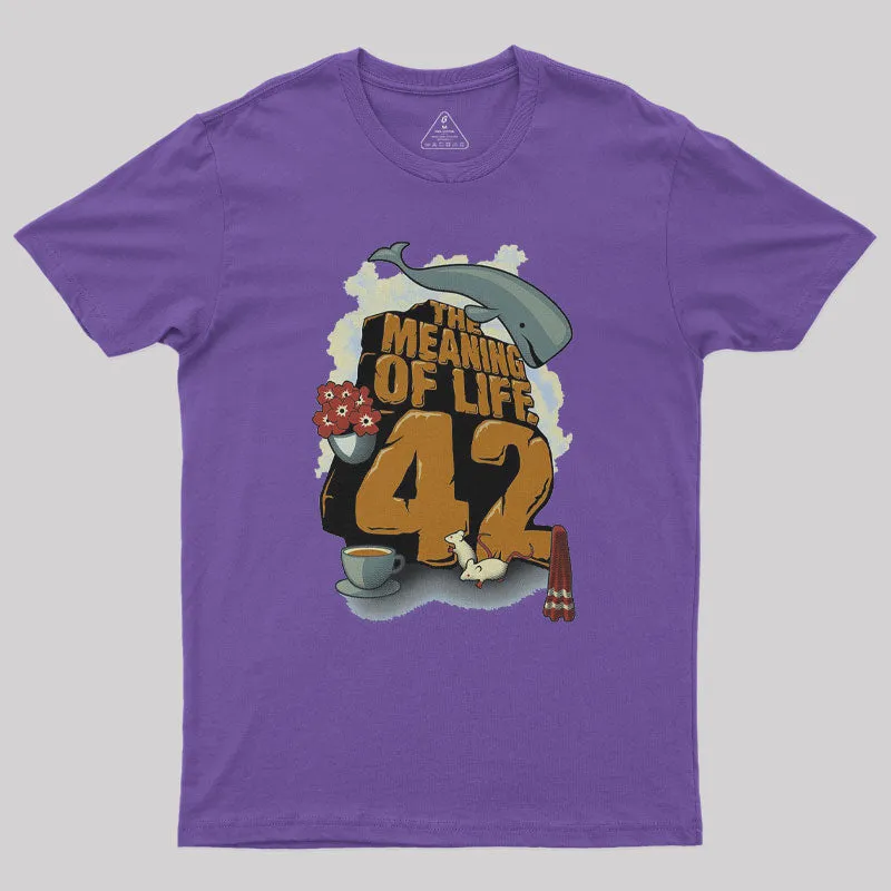 The Meaning of Life Nerd T-Shirt - Image 5