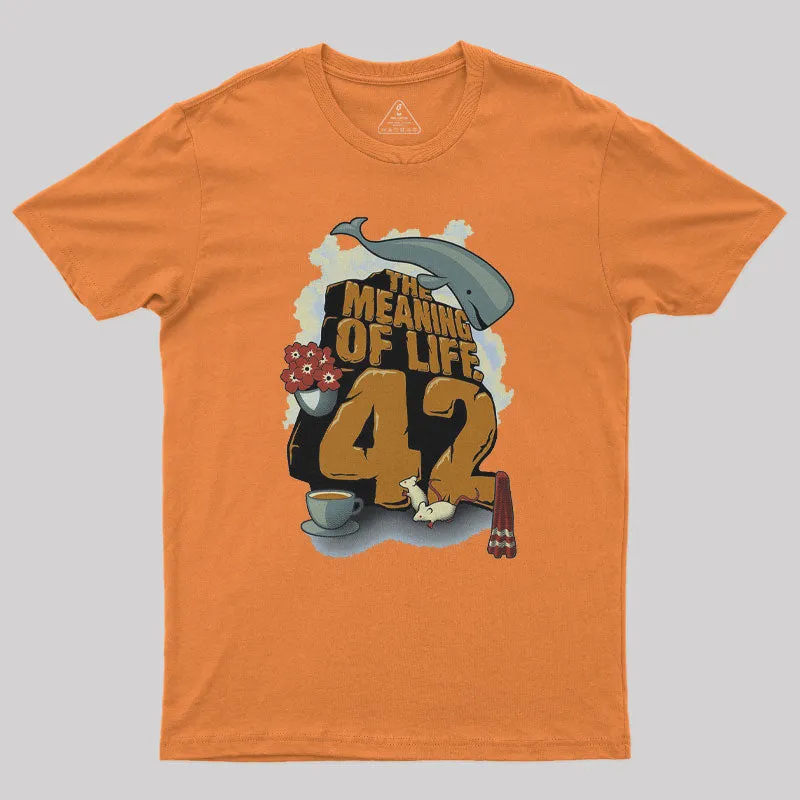 The Meaning of Life Nerd T-Shirt - Image 6