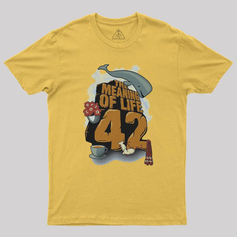 The Meaning of Life Nerd T-Shirt - Image 7