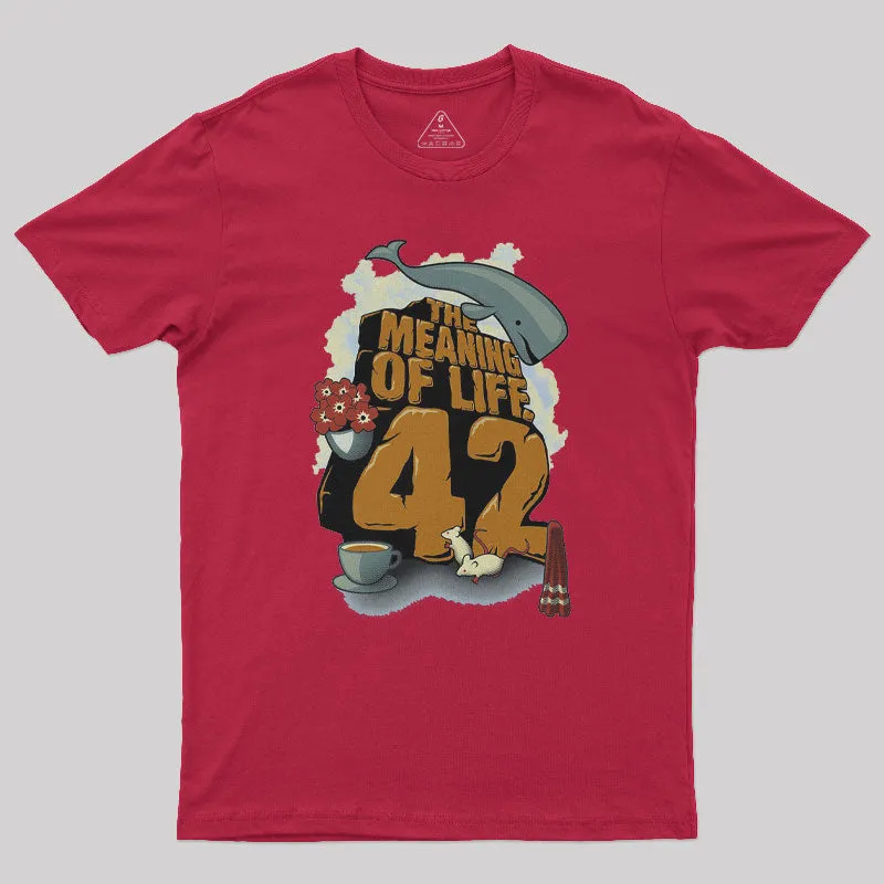 The Meaning of Life Nerd T-Shirt - Image 8