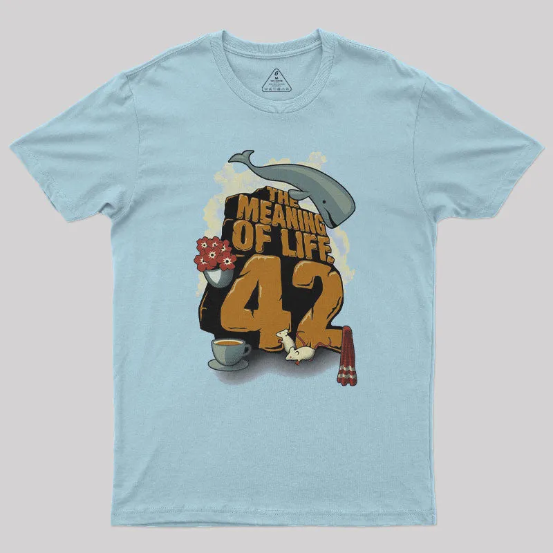 The Meaning of Life Nerd T-Shirt - Image 9