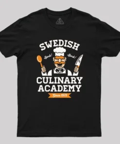 Alternative view of Swedish Culinary Academy Geek T-Shirt