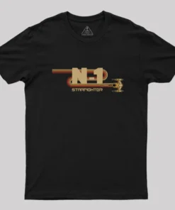 Alternative view of Vintage N1 Starfighter Geek T-Shirt