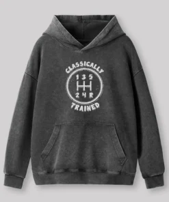 Alternative view of Classically Trained Washed Hoodie